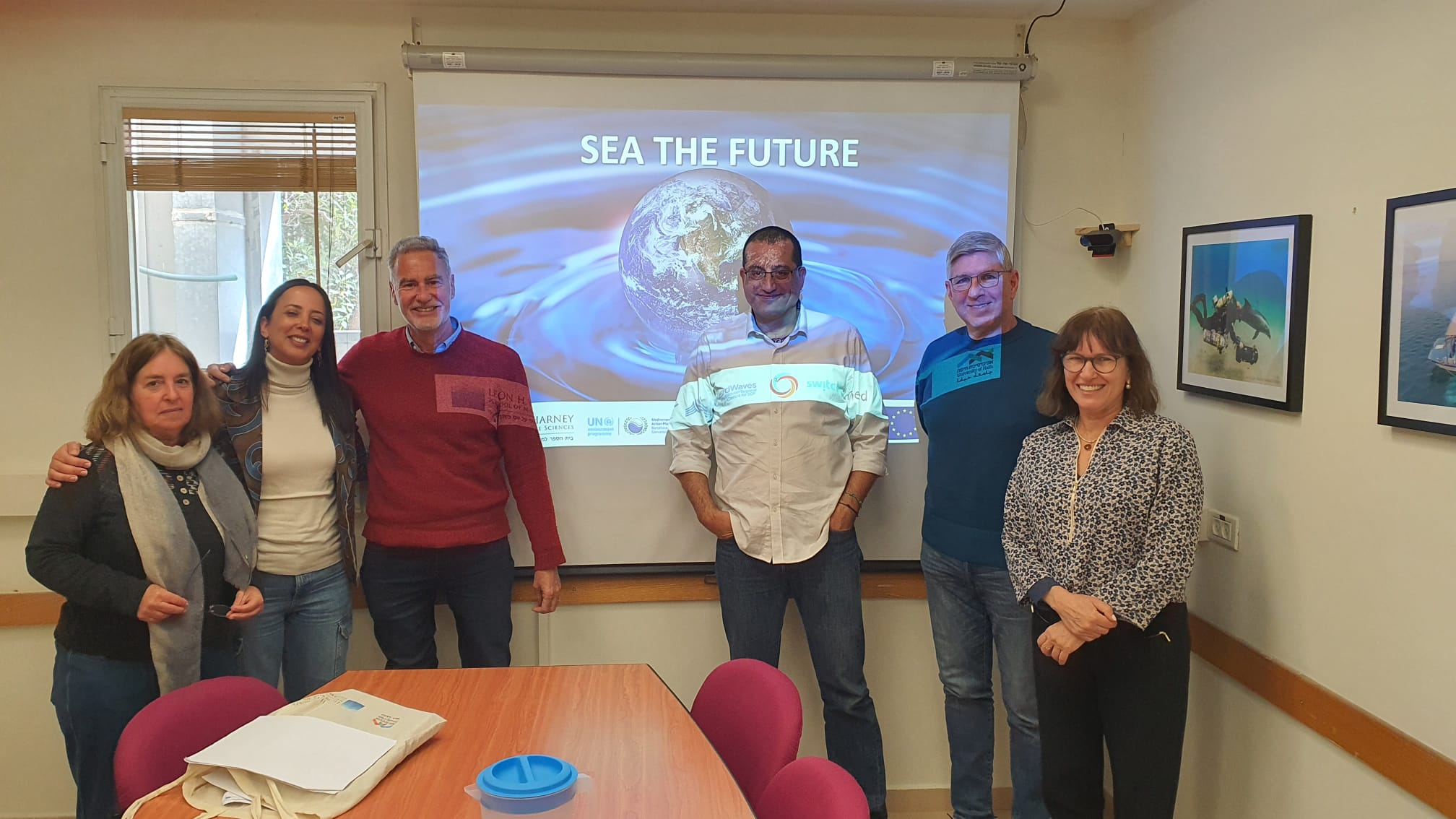 Read more about the article מנהל תכנית MedWaves ותכנית SwitchMed, יוזמות האו"ם והאיחוד האירופי לקידום חדשנות סביבתית באגן הים התיכון, ביקר בבית הספר